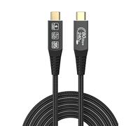 CAKOBLE cable thunderbolt 5 2m,80gbps 240W Câble USB C transfert de données,Transmission Video 16K/8K@60Hz Câble USB C vers USB C Pour MacBooks,iPad,Hub,Dock,M3,SSD,eGPU,Laptops, Display,Monitor
