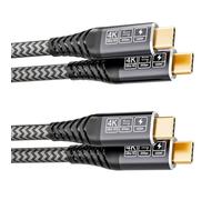 CAKOBLE cable usb c vers usb c 1m,[1M/Lot de 2] 20 Gbps transmission data Câble USB 3.2,100W 20V/5A charge rapide,vidéo 4K@144Hz Pour smartphone,SSD,Hub,Dock,M3,SSD,eGPU,Laptops,Monitor Display