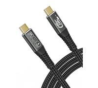 CAKOBLE USB4 Câble USB C 2 m Transfert de Données 40 Gbps, 240 W Câble USB C Charge Rapide Compatible Câble Thunderbolt 4 Câble Thunderbolt 3, Vidéo Support 8K@60Hz pour MacBook, iPad Pro, Dell XPS