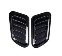 CAKYSE Capot Prise d'air Voiture Capot D'admission d'air Universel pour Voiture, 2 Pièces, Couvercle De Capot De Ventilation, Couvercle De Moteur De Turbine D'admission d'air, Extérieur De Voiture(2)