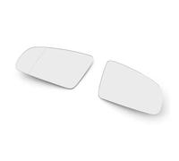 CAKYSE Compatible avec pour A3 S3 2004 2005 2006 2007 2008 Rétroviseur Latéral Gauche Droit en Verre Rétroviseur Chauffant Lentille 8E0857535E Glace De Miroir Aile(Pair)
