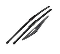 CAKYSE Jeu balais d'essuie-Glace Compatible avec Citroen pour C3 pour Picasso 2011-2015 2016 2017 24"+16"+11" Balais D'essuie-Glace Avant Et Arrière pour Pare-Brise