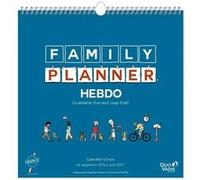 Quo Vadis Calendrier Scolaire Hebdomadaire Family Planner 30 X 30 Cm