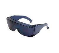 Calabria 3000 Large Square Over Safety Glasses Protection UV dans smoke by Calabre