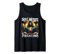 Calacas Chidas Gym Con Frases Sarcasticas Mexican Slang Word Débardeur