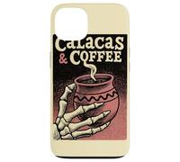 Calacas et café Squelette Halloween Day Dead Design Coque pour iPhone 13