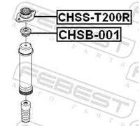 Calage d'amortisseur CHSB-001 FEBEST pour CHEVROLET AVEO A trois volumes