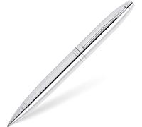 Calais Stylo À Bille (Mécanisme Rotatif, Épaisseur De Trait M, Couleur De L'encre : Noir) En Chrome Brillant.[G1632]