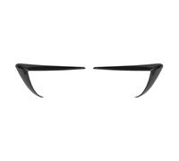 Calandre Antibrouillard Compatible Avec Tesla Pour Model 3 1 Paire De Garnitures De Phares Antibrouillard Noir Brillant Motif Fibre Accessoires De Couverture De Phares Antibrouillard De Voiture