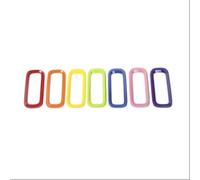 calandre automobile Calandre avant de voiture, autocollants décoratifs en ABS, adaptés aux accessoires extérieurs Jeep Renegade 2016-2018(Color)