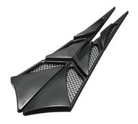 Calandre Avant 2 Pcs Noir Voitures Auto Véhicule Tuning Débit D'air D'admission Scoop Capot Vent Couverture Capot Garniture Décoration Extérieur De Voiture Pièces Universel