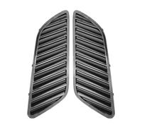 Calandre Avant À Double Lamelles Pour BMW E90 E91 E92 E93 F30 F80 E46 M3 Couvercle D'admission D'air Noir Brillant Capot Moteur Persiennes D'aération Scoop Bonnet(Black-V Style)