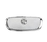 Calandre Avant À Double Lamelles Pour Jaguar XF 2008 2009 2010 2011 4 Portes Argent Chrome Voiture Avant Supérieure Grille Grill