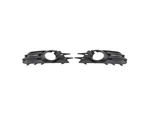 Calandre Avant À Double Lamelles Pour VW Pour Scirocco 2009-2014 Pare-chocs Avant Feu Antibrouillard Grille Protection Garniture Inférieure 1K8853666C 1K8853665B(A Pair withHole)