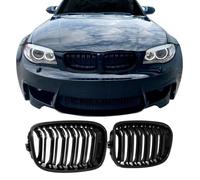 Calandre avant ABS BMW Serie 1 F20 / F21 de 2011 a 2015 Noir, sans embleme-41172505