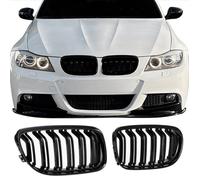 Calandre avant ABS BMW Serie 3 E90 LCI berline de 2009 a 2011 Noir, sans embleme-41187717