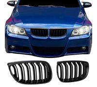 Calandre avant ABS BMW Serie 3 E92 Coupe de 2006 a 2010 Noir, sans embleme - 411