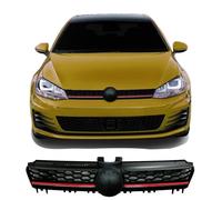 Calandre avant ABS VW Golf 7 de 2012 a 2017 Noir - Rouge, sans embleme-41187084