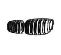 Calandre Avant Calandre Avant Double Ligne Pour BMW Série 1 E81 E82 E87 E88 2007 2008 2009 2010 2011 2012 2013 2 Lignes Racing Grills Calandre Grille