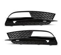Calandre Avant Calandre De Phare Antibrouillard Pour Pare-choc Avant Voiture, Couvercle De Calandre Noir Pour A5 2012 2013 2014 2015 2016 Grille De Pare-Choc(A pair)