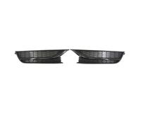 Calandre Avant Calandre Inférieure Perforée En Nid D'abeille Et Couvercle Lunette Chromé Phare Antibrouillard Pour VW Pour Passat 2012 - 2015 Calandre Avant Voiture(Black Frame)