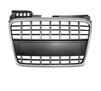 Calandre avant compatible avec Audi A4 B7 2004 2005 2006 2007 2008 Berline Avant Grille centrale Sport GV-69 Grille nid d'abeille Sport Noir