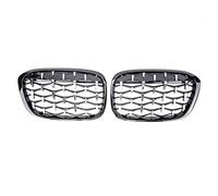 Calandre Avant Compatible Avec BMW Pour X1 F48 F49 2014 2015 2016 2017 2018 2019 Capot De Pare-chocs De Voiture Grilles De Rein Avant Couvercle De Calandre Supérieur Encliquetable