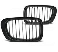 Calandre avant compatible avec BMW Série 3 E46 1999 2000 2001 2002 2003 Coupé Cabrio Calandre avant Sport GV-83 Grille de rein avant de rechange Noir mat