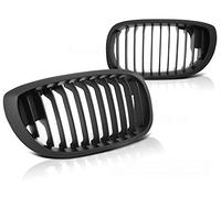 Calandre avant compatible avec BMW Série 3 E46 2003 2004 2005 2006 Coupé Cabrio Sport GV-80 Grille avant de rechange Noir mat