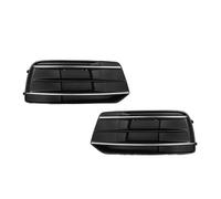 Calandre Avant Couvercle De Phare Antibrouillard Pour Q5 2018 - 2020, Cadre De Pare-choc Avant, Couverture En Grille De Radiateur(Dark black pair)