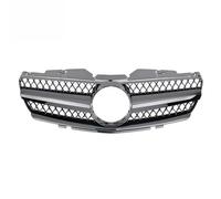 Calandre Avant Couverture De Calandre Centrale Avant En Sans Logo Étoile ABS Pour Mercedes Pour Benz Pour Classe SL R230 2003 - 2006 Grille Avant(Matte Black)