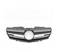 Calandre Avant Couverture De Calandre Centrale Avant En Sans Logo Étoile ABS Pour Mercedes Pour Benz Pour Classe SL R230 2003 - 2006 Grille Avant(Electroplated Black)