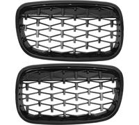 Calandre Avant De Capot Avant No.51137157687/51137157688 pour BMW X5 E70 2008-2013 Grille De Calandre Avant En Diamant Noir 1 Paire