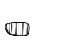 calandre avant de voiture 2x Calandres Pare-chocs Doubles Noir Mat Pour BMW Série 1 E81 E82 E87 E88 2007-2011 Calandres Avant Noires Brillantes Style Course M grille four(M-Color)