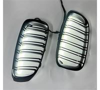 Calandre Avant De Voiture ABS Lumière LED Pour BMW Pour F30 F31 F35 2012 - 2018 320i 325i 328i, Pièces Automobiles Grille de Devant(BLANC)