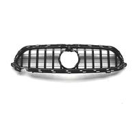 calandre avant de voiture Compatible Avec Benz Pour E260 Pour E300 Pour W213 2021 2022 2023 Pare-chocs Avant Supérieure Grille De Ventilation De Capot(Black)