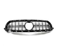 calandre avant de voiture Compatible Avec Benz Pour E260 Pour E300 Pour W213 2021 2022 2023 Pare-chocs Avant Supérieure Grille De Ventilation De Capot(Silver)
