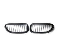 calandre avant de voiture Compatible Avec BMW Pour E63 Pour E64 2004 2005 2006 2007 2008 2009 2010 Grilles De Capot De Pare chocs Avant De Voiture À Double Ligne(Single line)
