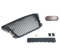 Calandre avant en nid d'abeille compatible avec A3 8P 8PA SPORTBACK avec support d'emblème et PDC 08-13 pour les modèles avec et sans PDC