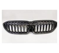 Calandre Avant Grille Rein Avant Pour BMW Série 3 330i G20 G21 2019-2022 Pas Trou Caméra Brillant Noir Performance Voiture Pare-chocs Supérieur Gril Capot