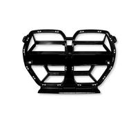Calandre avant modifiée Pour BMW Pour M3 Pour M4 G80 G81 G82 G83 2020-2025 CSL Style CS Modèle Calandre Cadre Grille Aspect Fiber Carbone ABS Calandres Avants(Gloss Black)