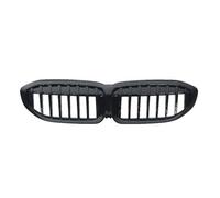 Calandre Avant Noire Brillante Sans Trou De Caméra Accessoires Compatible Avec BMW Série 3 Pour G20 G21 2019 2020 2021 Avant Calandre Grille