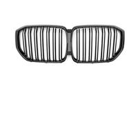 Calandre Avant Noire pour X5 G05 2019-2023 Garniture Calandre Radiateur Réglage Calandre Grille(Glossy Black 2 Line)