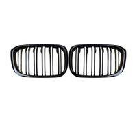 Calandre Avant Pièces De Grilles Rein Avant Course Pare-chocs Noir Brillant Automatique Accessoires Voiture Compatible Avec BMW Pour X3 G01 G08 2018 2019 2020(Dual)