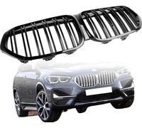 Calandre avant, plastique ABS durable, compatible avec la BMW X1, installation facile