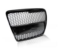 Calandre Avant pour Audi A6 C6 Look Sport de 04/2004 a 2008 Noir brillant-31771247