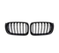 Calandre Avant Pour BMW Pour X3 Pour F25 Pour X4 Pour F26 2014-2018 Brillant Double Ligne Style Calandre Course Avant Diamants Grille Supérieure Grille De Radiateur(Double-Matte Black)