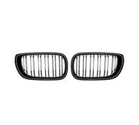 Calandre Avant Pour BMW Série 3 E46 325i 4 Portes 2002 2003 2004 Calandres Avant Course Calandre Sport Haricot Grille(Double-Glossy Black)