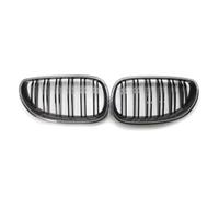 Calandre Avant Pour BMW Série 5 E60 E61 2003-2010 Calandre Pare-chocs Avant Pièces ABS Remplacement Gril En Course Style Pour M5 Pour Berline Et Touring(Double-Carbon Black)