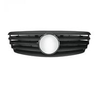 Calandre Avant Pour W211 2002-2006 Style Calandre Mise À Niveau Cinq Lamelles Horizontales ABS Noir Brillant Avant(1Matte Black)